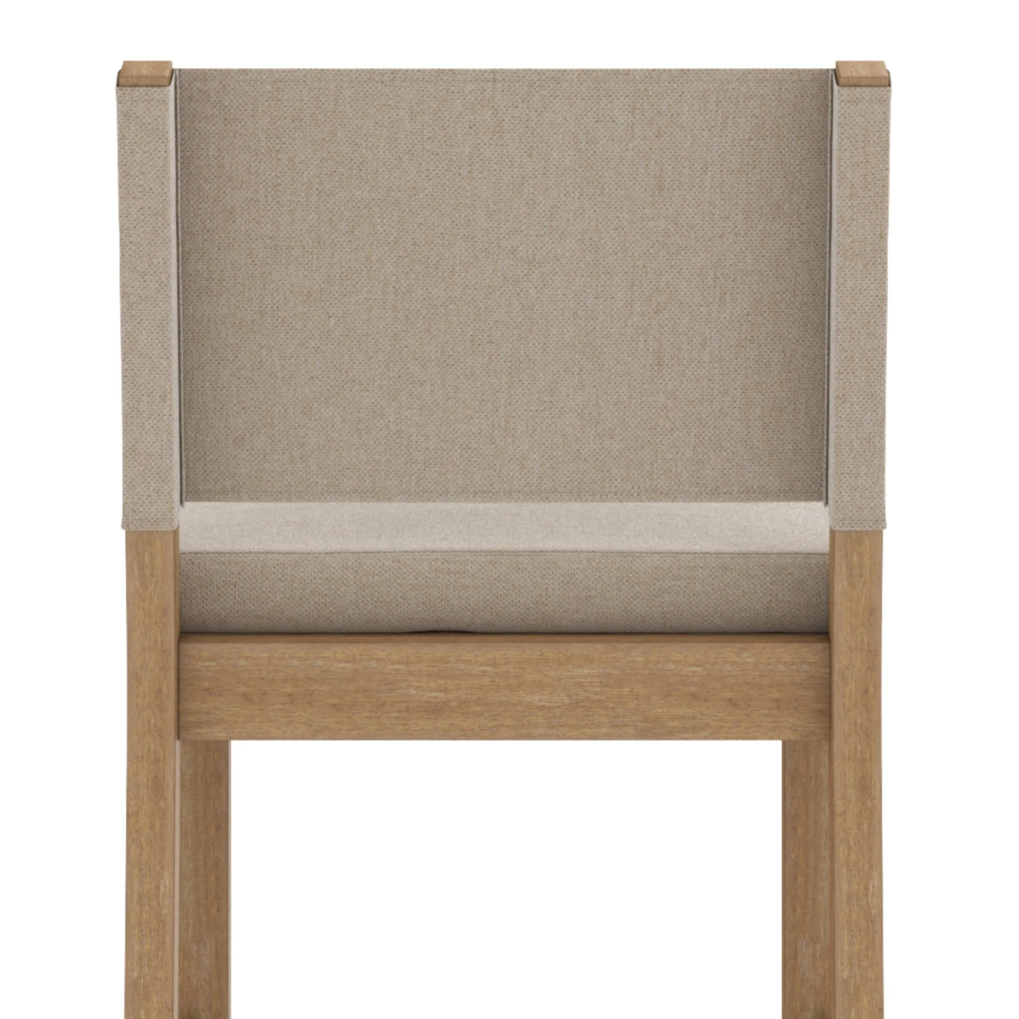 Wood Counter Height Bar Stools Light Brown Flax (Set of 3) - Image 7