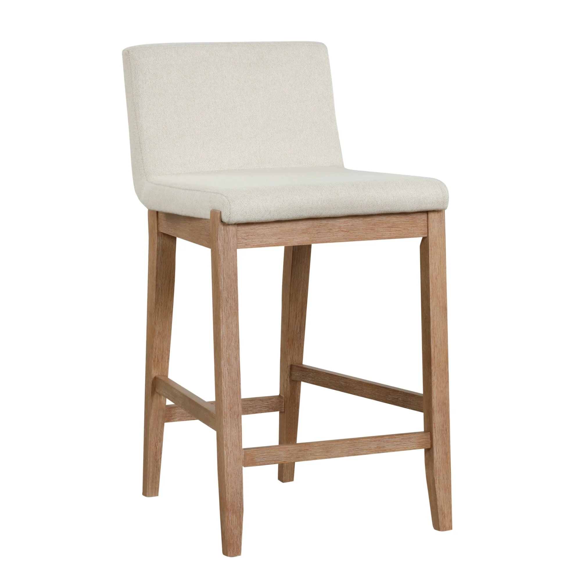 Wood Counter Height Bar Stools Light Brown (Set of 4) - Image 12