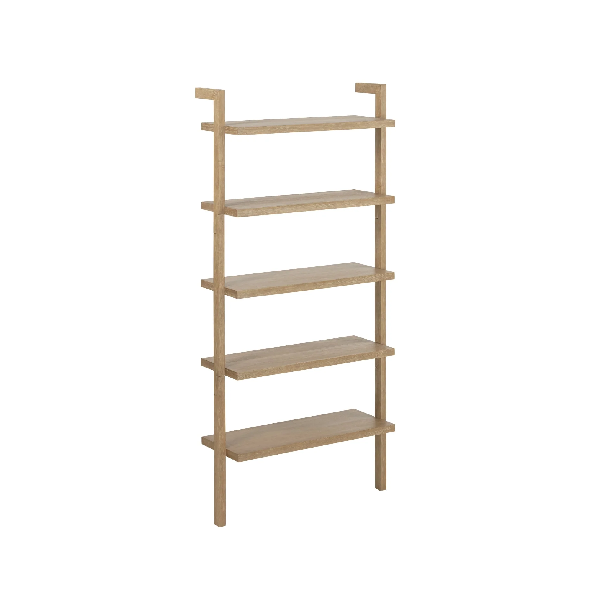 Wood Wall Bookshelves Light Brown (Set of 3) - Image 8